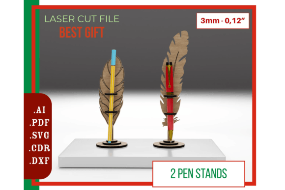 Download Pencil Stands, Brush Holder SVG - Premium Bundle