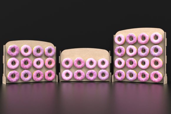 Download Laser Cut Donut Stands Svg Files - Premium Resources